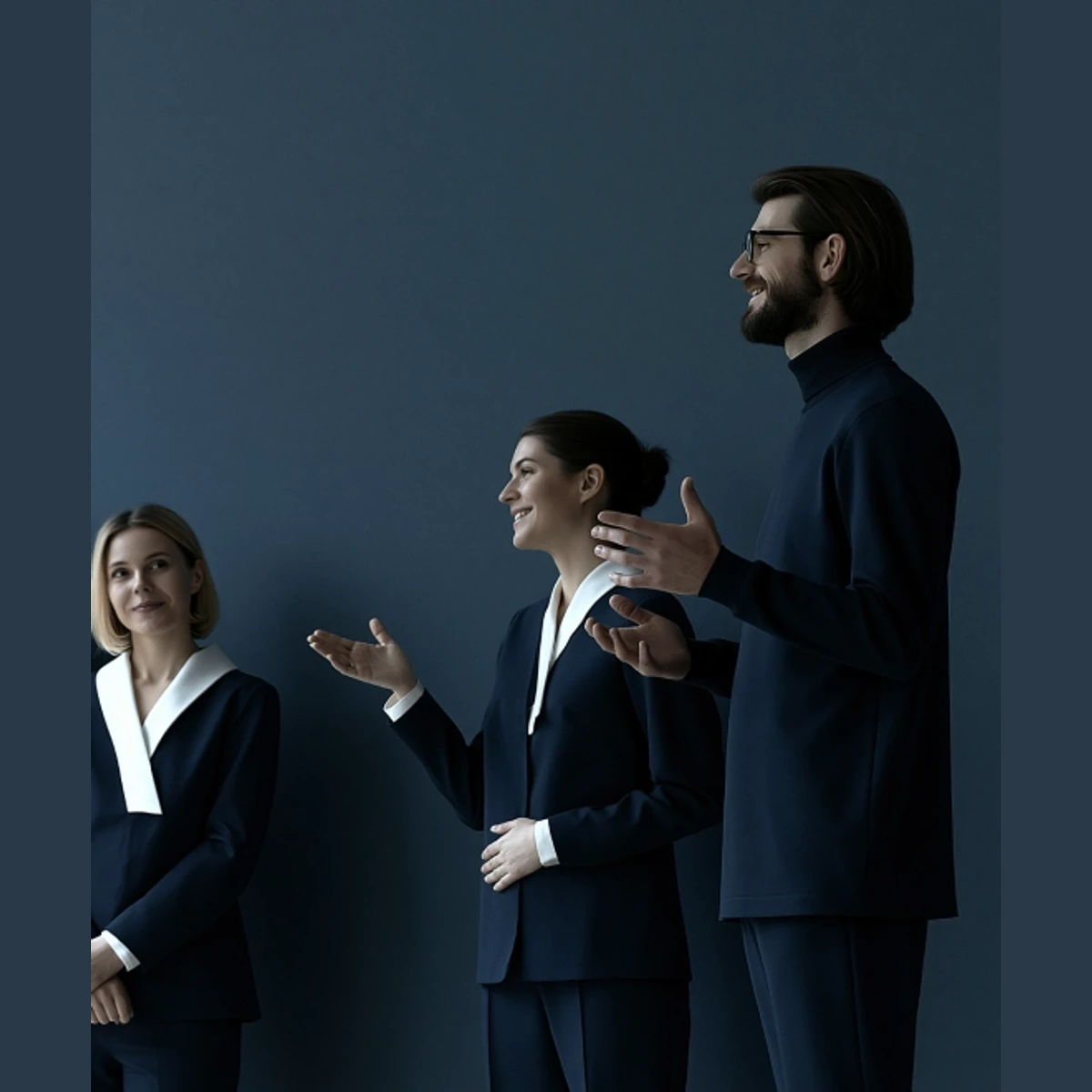 Business-Team bei einer Präsentation als Motiv für Führungskommunikation und Leadership Training
